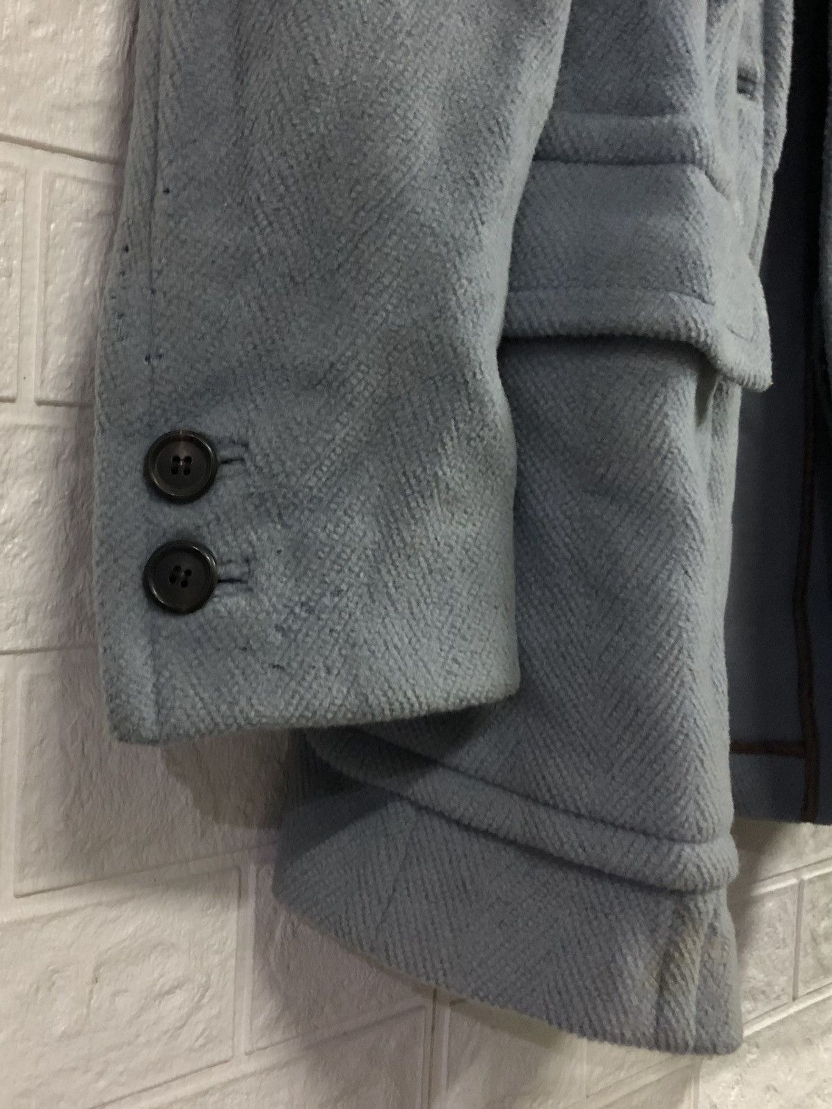 Prada Prada Wool dufflecoat Blue Size S / US 4 / IT 40 - 6 Thumbnail