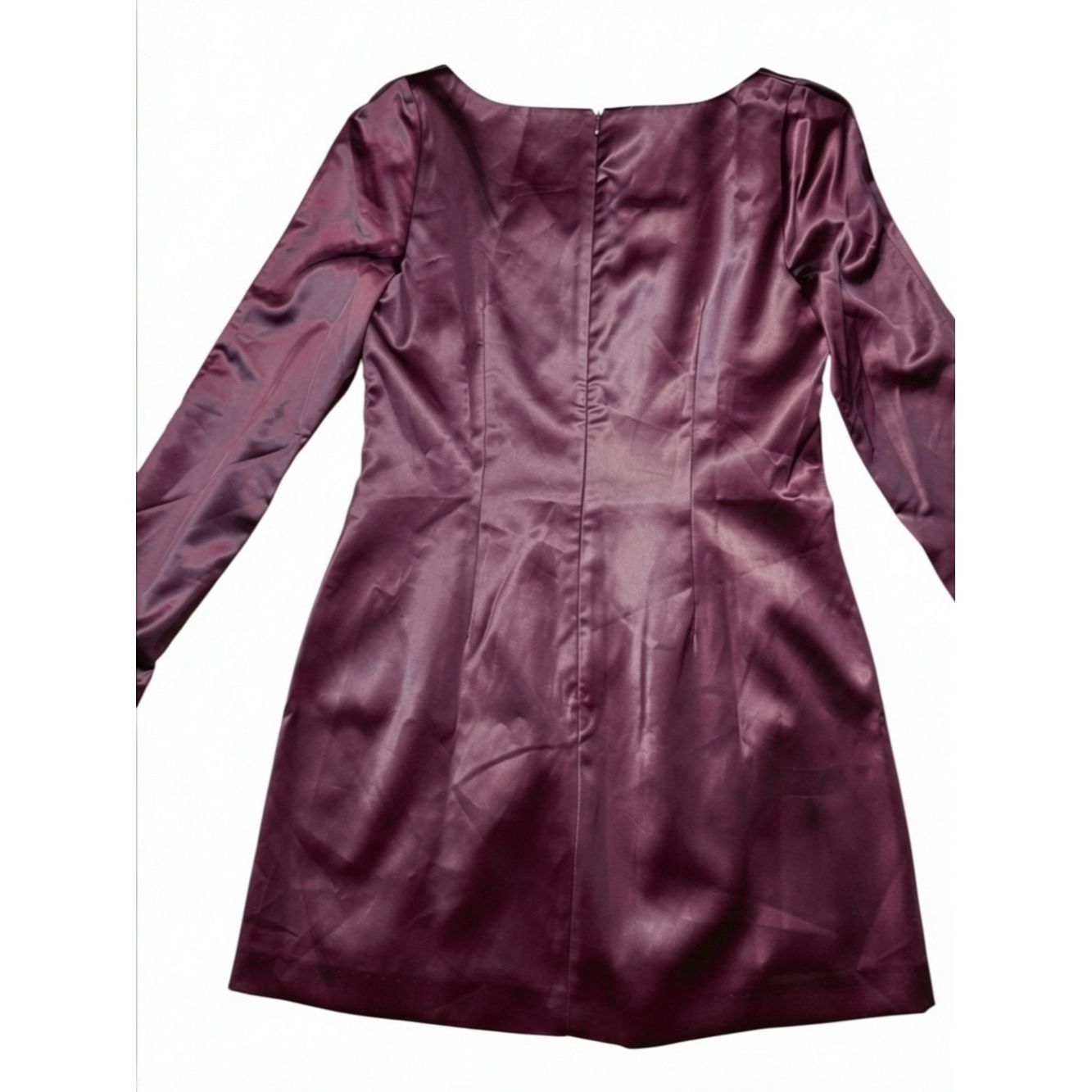 French Connection New $158 French Connection Structured Long Sleeve Satin Bur Size M / US 6-8 / IT 42-44 - 4 Thumbnail
