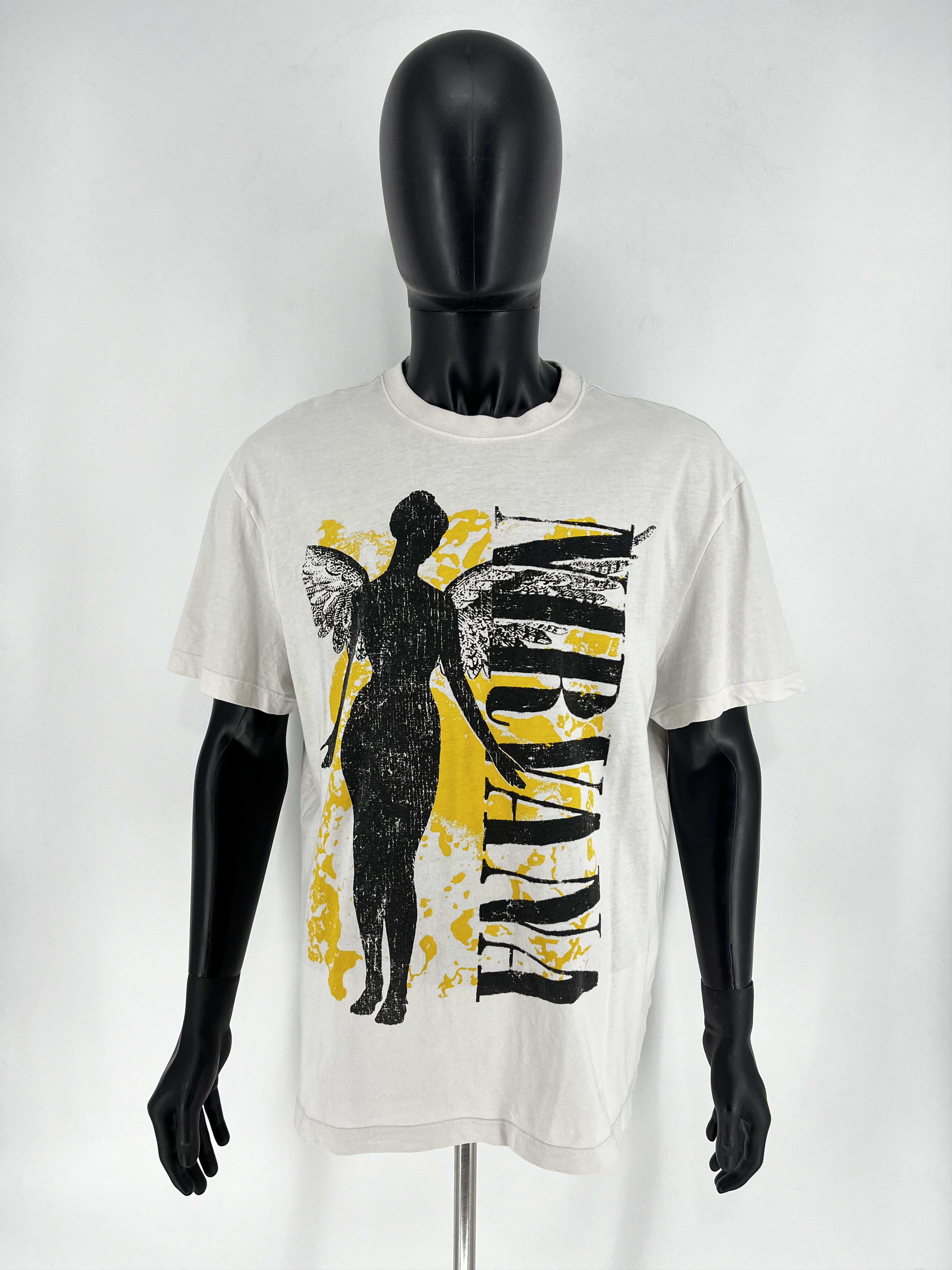 Band Tees Utero Nirvana Angel Album Cover Band Tee T-Shirt Small Size US XL / EU 56 / 4 - 2 Thumbnail