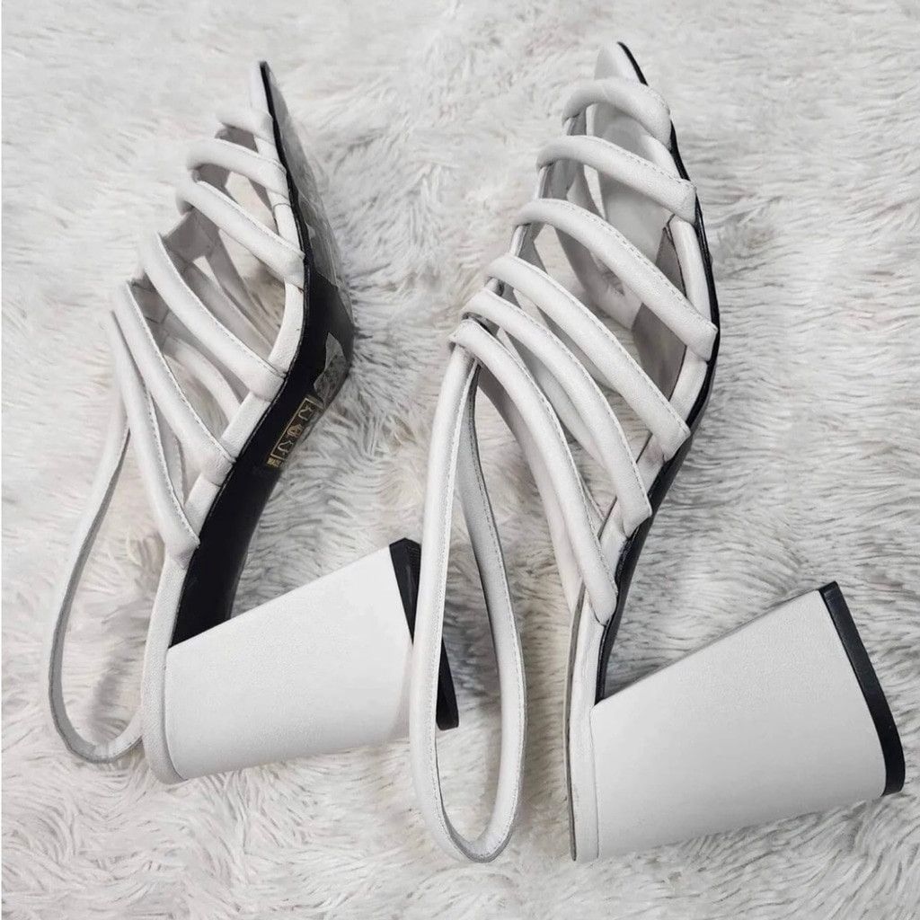 Free People Free People Black Colette Cinched Heels Size 40. SH4 Size US 9 / IT 39 - 5 Thumbnail