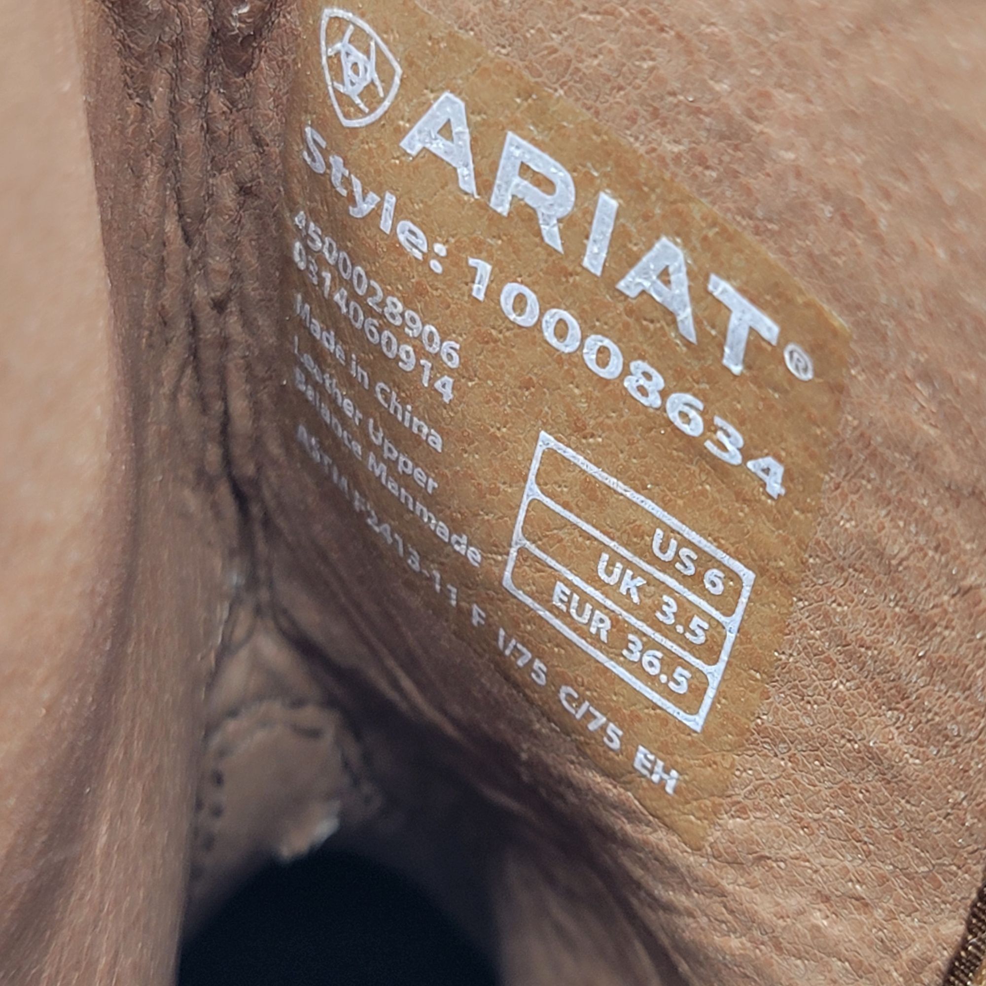 Ariat Ariat Tracey Womens 6 Brown Composite Toe Work Boots Casual Size US 6 / IT 36 - 7 Thumbnail