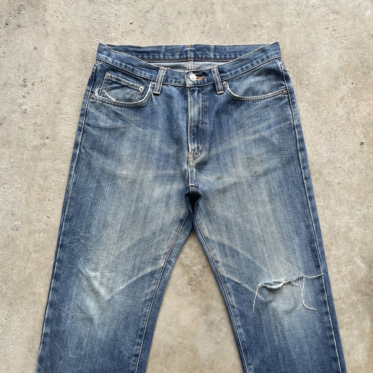 Edwin × Japanese Brand W32 Vintage Edwin Made In Japan Faded Distressed Jeans Pants Size US 32 / EU 48 - 3 Thumbnail