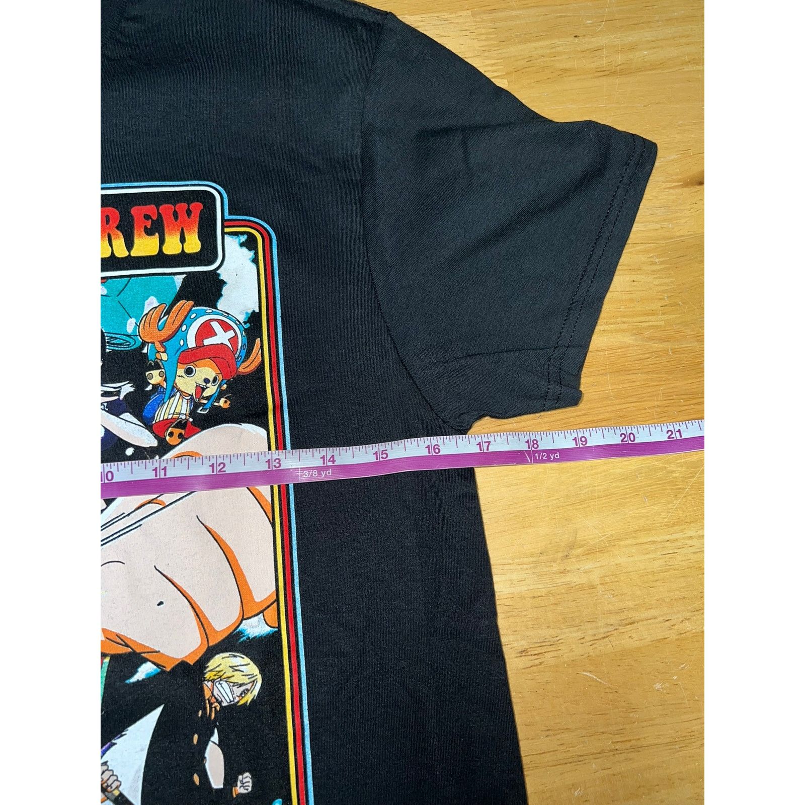 One Piece One Piece Straw Hat Crew Shirt Retro Characters Black Tee S Size US S / EU 44-46 / 1 - 8 Thumbnail