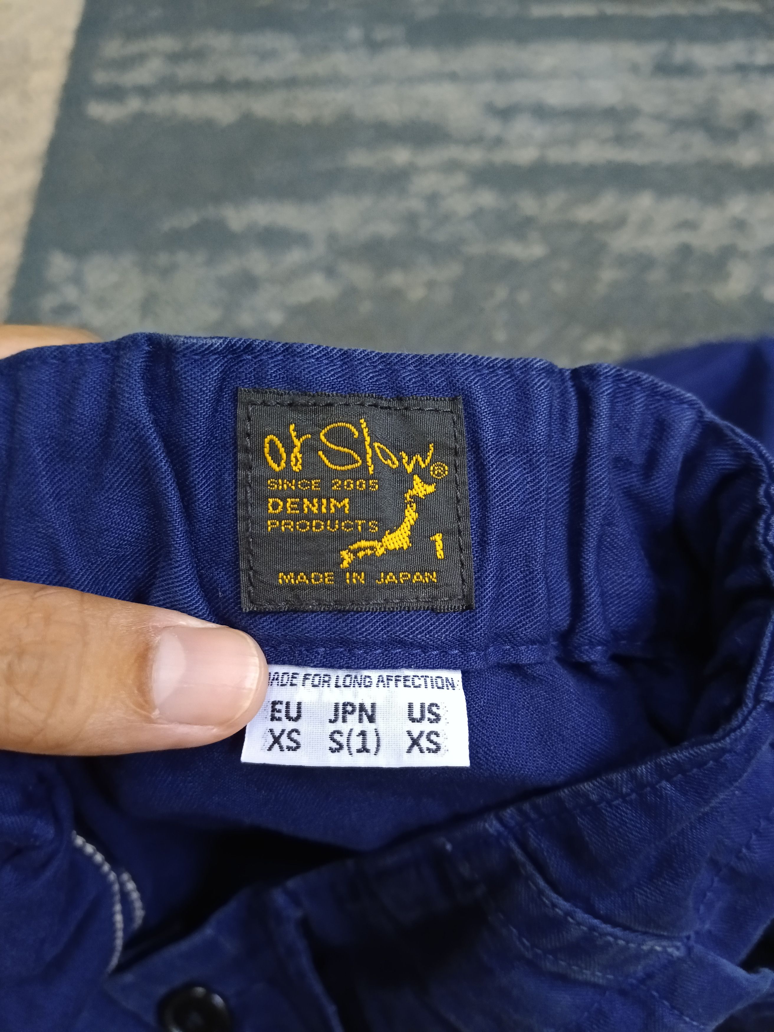 Orslow SICK ORSLOW CROPPED CARPENTER(SIZE 29-31 INCH) Size US 31 - 7 Thumbnail
