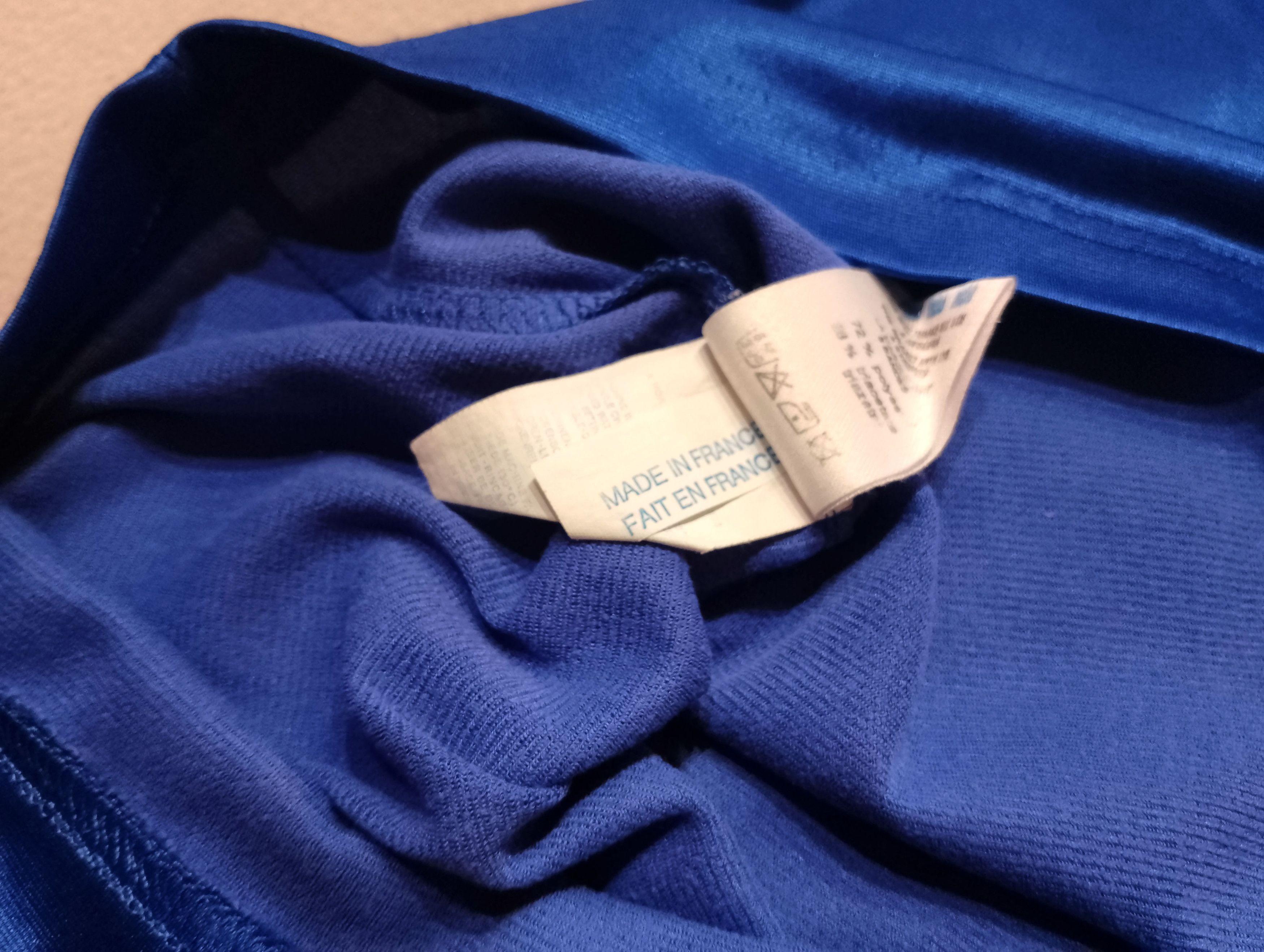 Adidas 1990s Adidas Equipment Football Jersey #3 France Size L Size US L / EU 52-54 / 3 - 8 Thumbnail