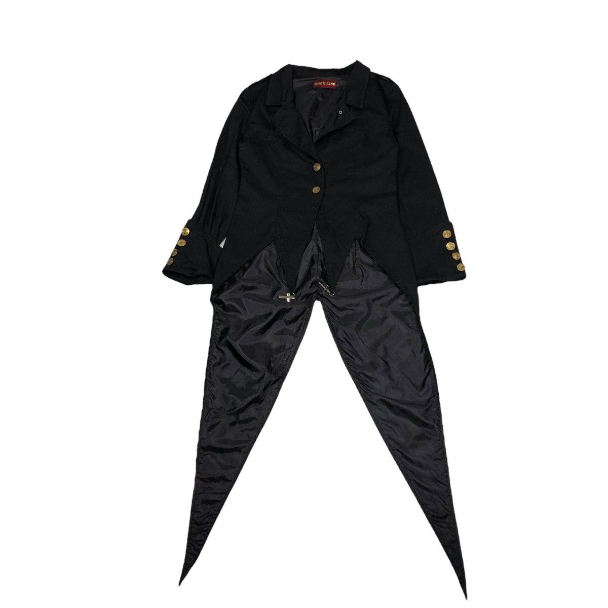 Japanese Brand 🔥VINTAGE RARE BIKER JACKET PUNK DESIGN BODY LINE JAPAN Size US S / EU 44-46 / 1 - 1 Thumbnail