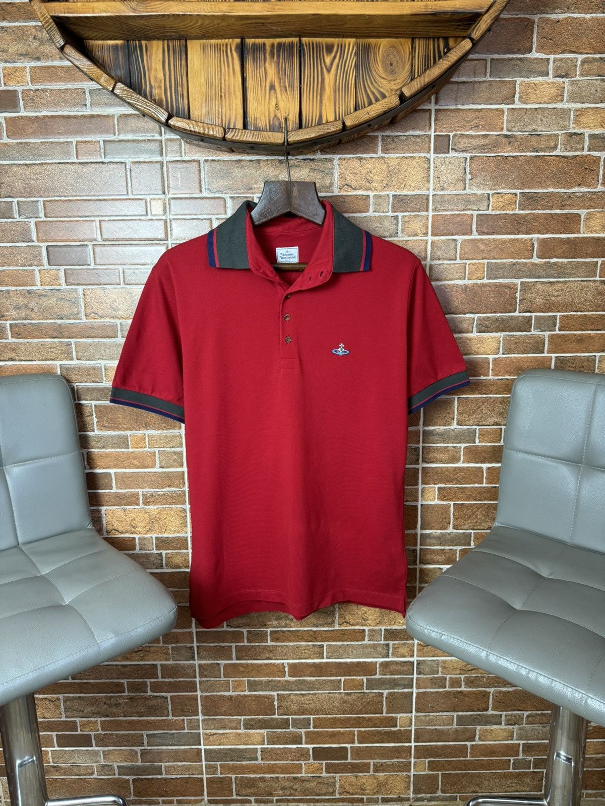 Vivienne Westwood Vivienne Westwood Red Classic Polo Shirt Size US XL / EU 56 / 4 - 1 Thumbnail