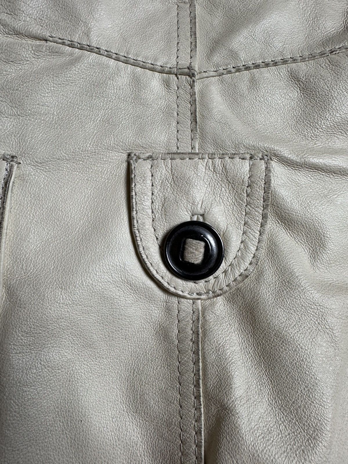 Japanese Brand × Vintage Leather jacket l.g.b japanese goa archive y2k Size M / US 6-8 / IT 42-44 - 5 Thumbnail