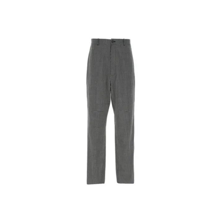 Balenciaga Balenciaga Men's Gray Wool Blend Wide Leg Pants Size US 31 - 1 Thumbnail