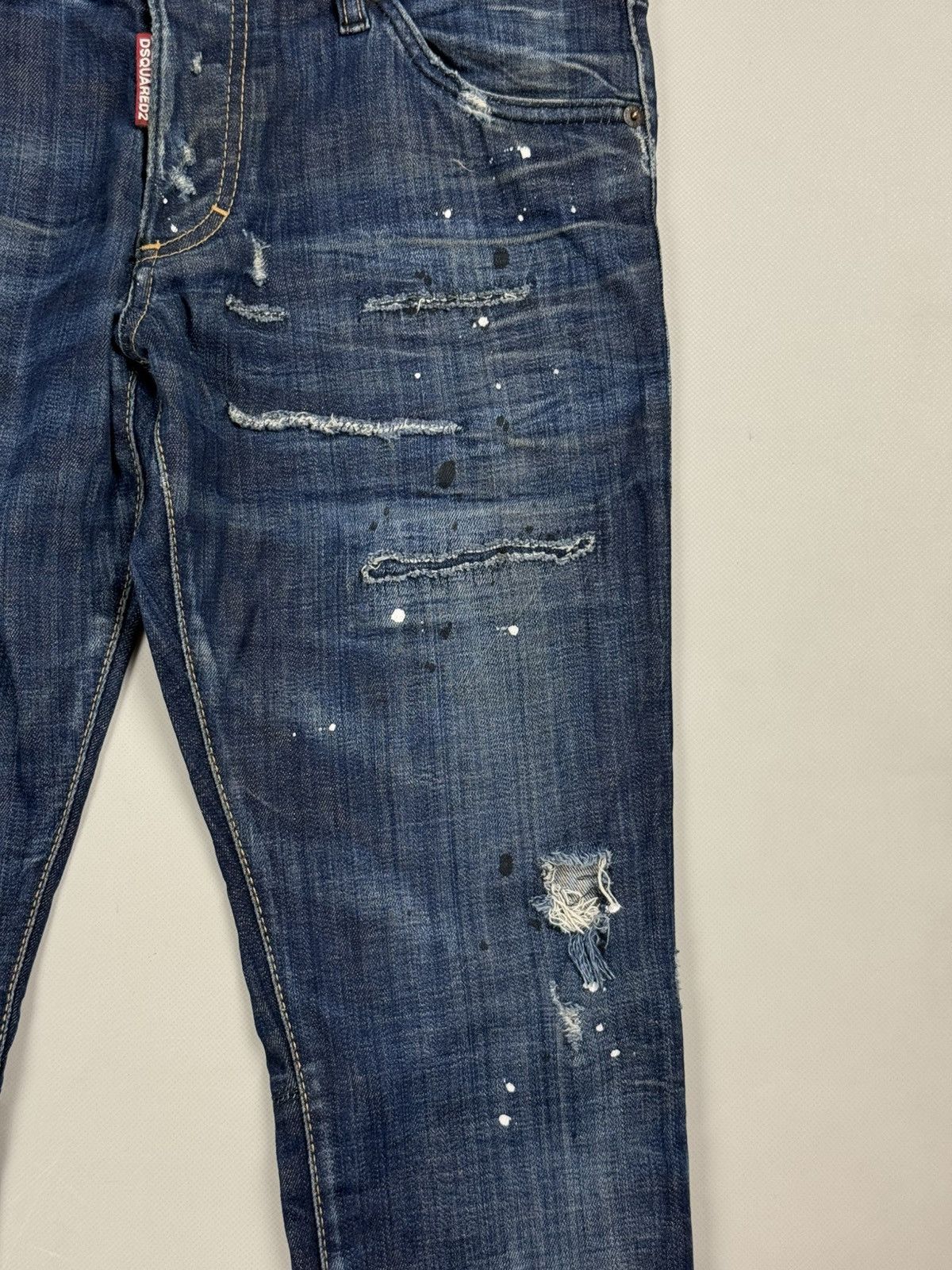 Dsquared2 Dsquared 2 Men’s Distressed Denim Sexy Boot Cut Jeans Size US 34 / EU 50 - 10 Thumbnail