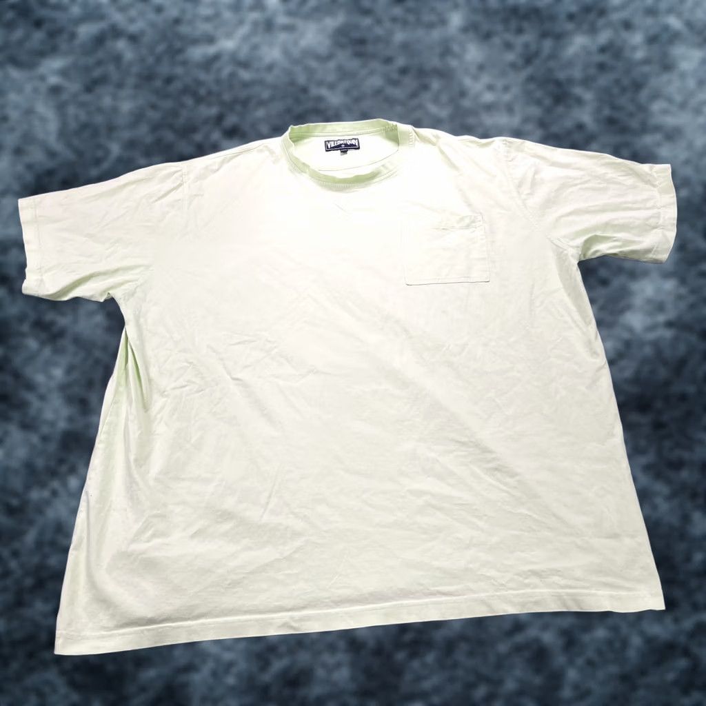 Vilebrequin Vilebrequin Shirt Mens 3XL Green 100% Mercerized Cotton Pocket Tee Casual Size US XXL / EU 58 / 5 - 1 Thumbnail