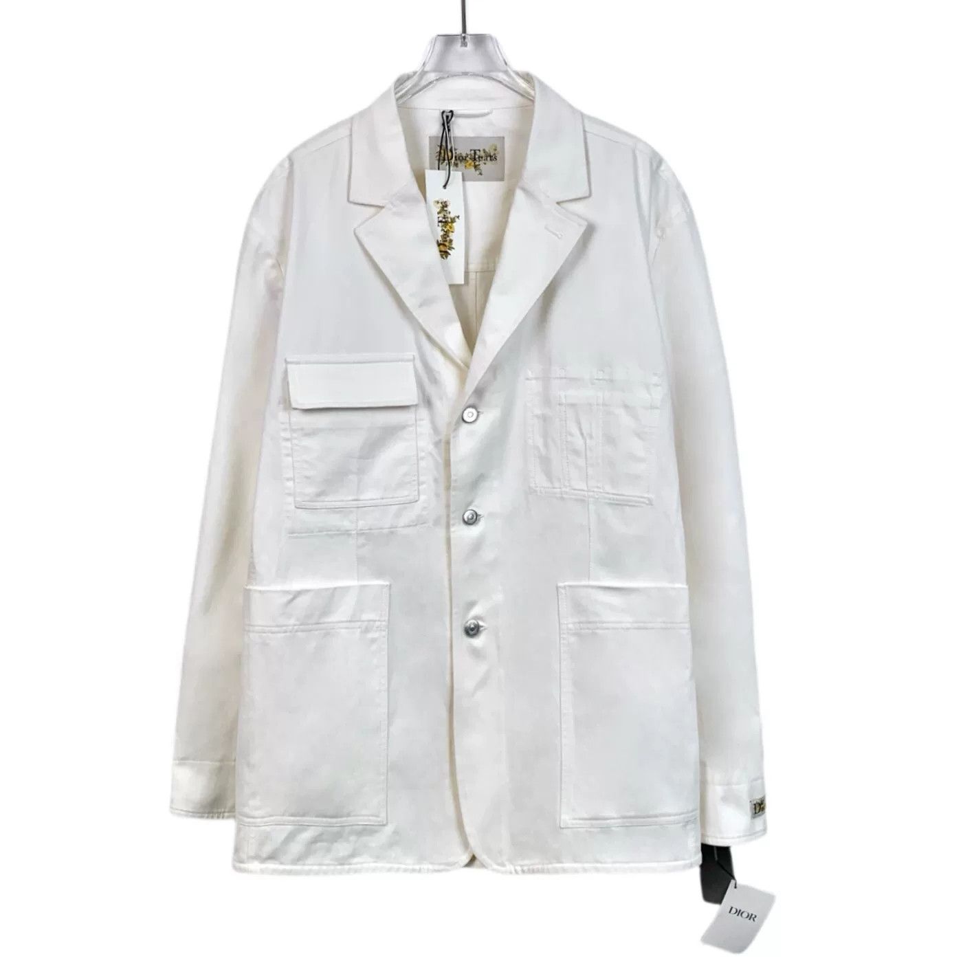 Dior Dior x Denim Tears Cotton Blazer Size US L / EU 52-54 / 3 - 1 Thumbnail