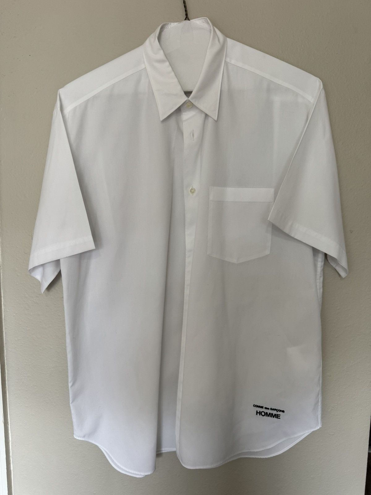 Comme des Garcons Homme Comme Des Garcons Homme White Shirt Size US M / EU 48-50 / 2 - 4 Thumbnail