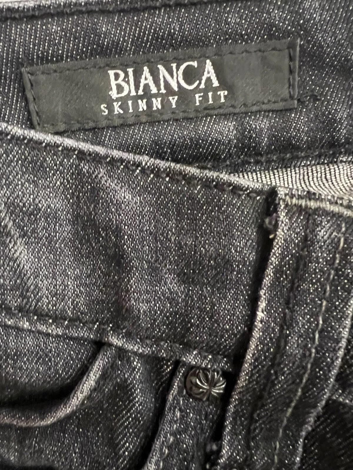 Affliction Affliction Bianca Y2K Black Skinny Jeans Deer Skull Gothic Size 25" / US 0 / IT 36 - 5 Thumbnail