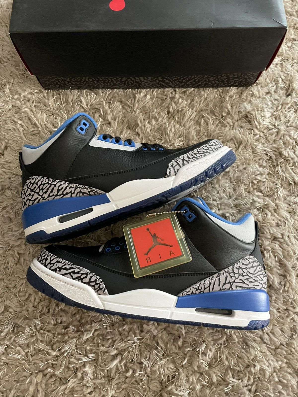 Jordan Brand Jordan 3 Sport Blue 2014 Size US 8.5 / EU 41-42 - 2 Thumbnail