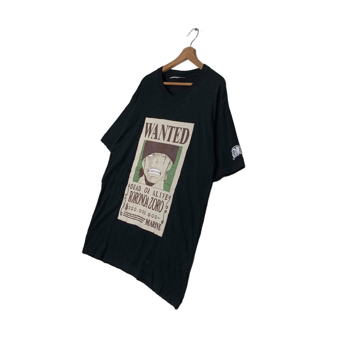 One Piece ONE PIECE WANTED RORONOA ZORO GRAPHIC TEE #0278-C12 Size US XL / EU 56 / 4 - 2 Thumbnail