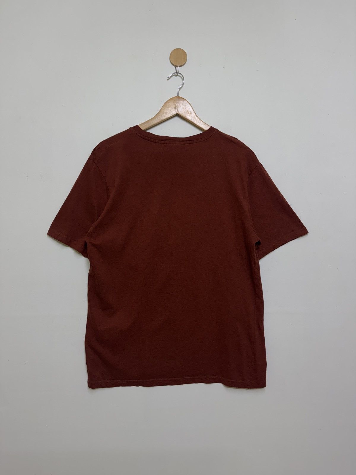 Band Tees Rare Rod Stewart V Neck Brown Tee Size US M / EU 48-50 / 2 - 2 Thumbnail