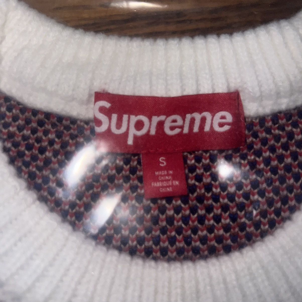 Supreme Supreme Snow White Sweater White Size: Small Size US S / EU 44-46 / 1 - 5 Thumbnail