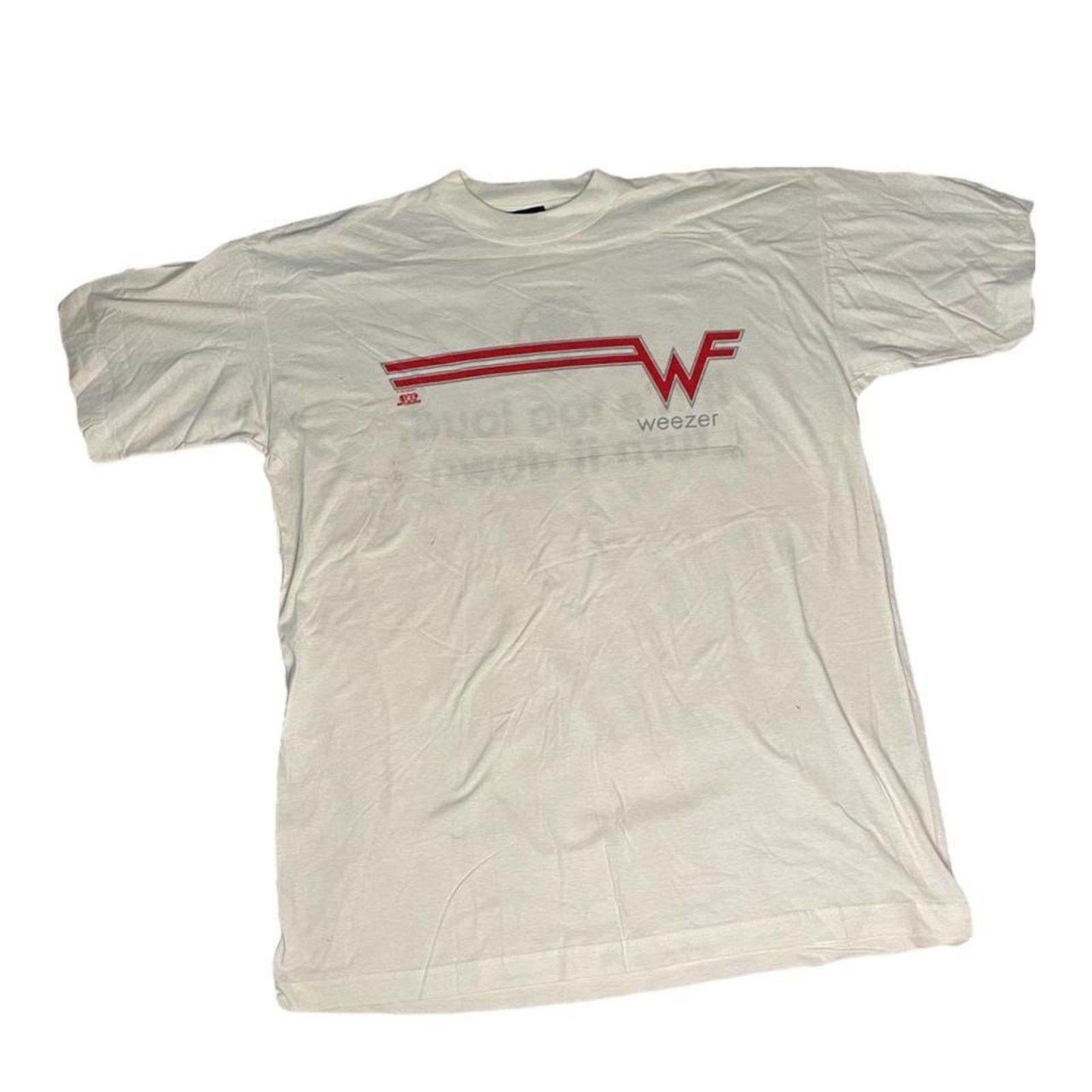 image of Vintage Weezer in White, Men's (Size XL)