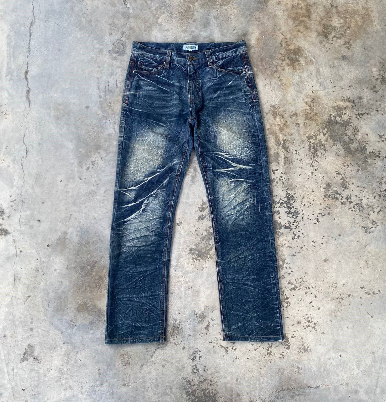 20471120 × LOWBOX × Tornado Mart LOWBOX JAPAN THUNDERSTORM WASH TIGER CLAW SCATTER CRACK MARK Size US 31 - 1 Thumbnail