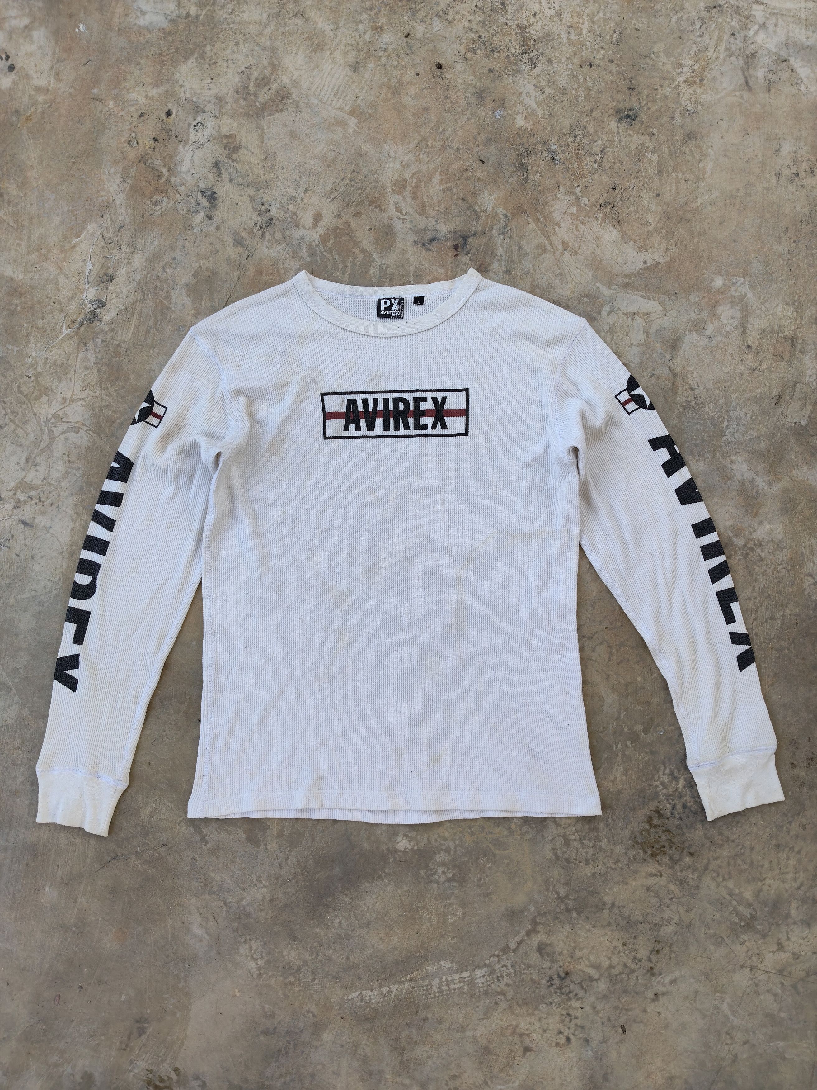 Avirex vintage white Avirex military box logo Size US L / EU 52-54 / 3 - 1 Thumbnail