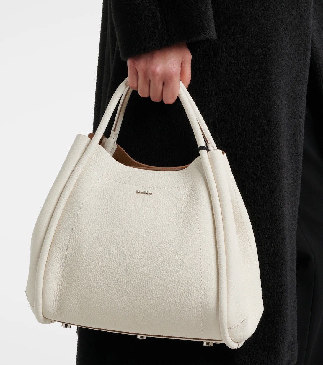 Max Mara Small Marine Top-handle Bag in Leather Size ONE SIZE - 12 Thumbnail