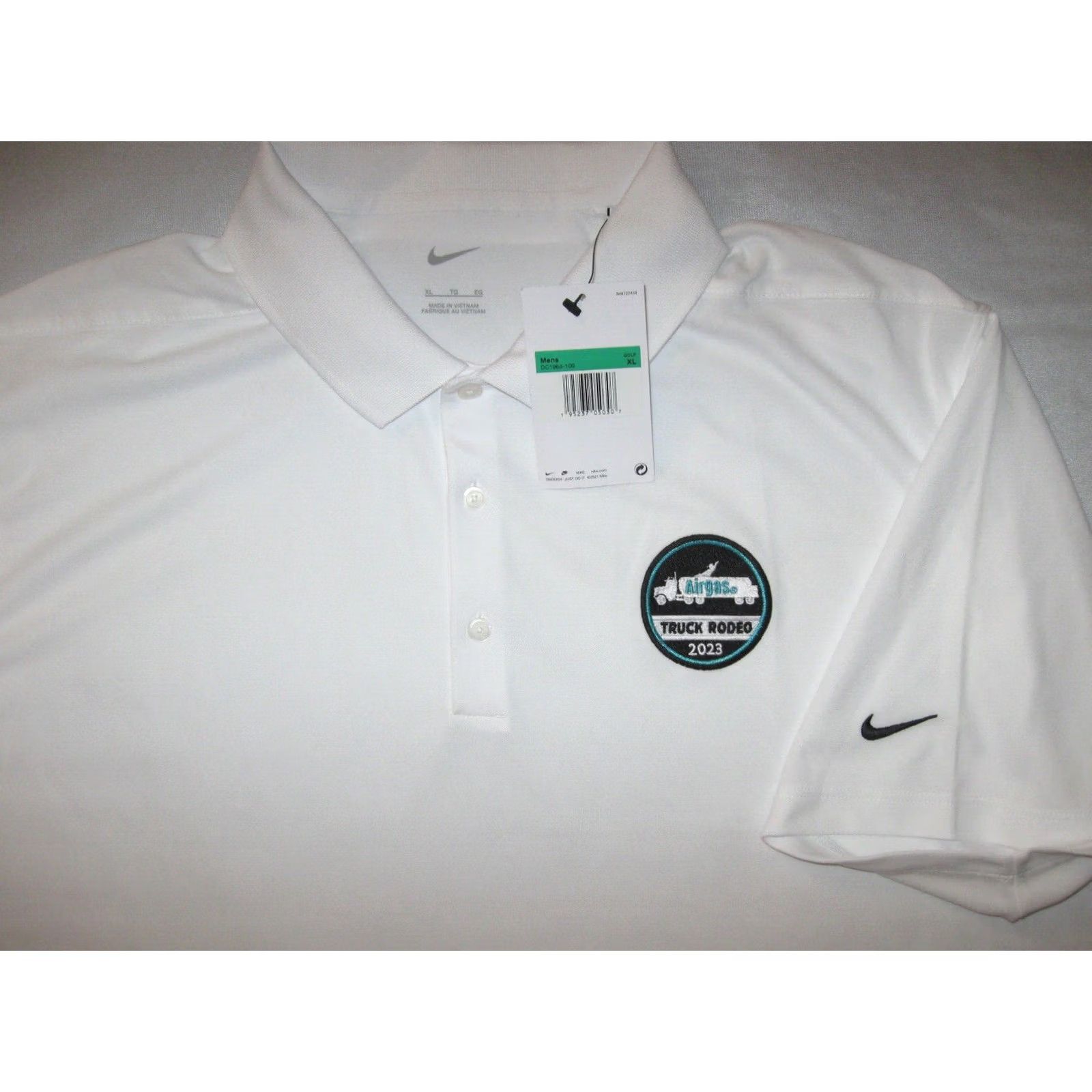 Nike Nike Polo Shirt Men XL White 2023 Truck Rodeo Polo Shirt Nike Men XL White Rodeo 2023 Size US XL / EU 56 / 4 - 2 Thumbnail