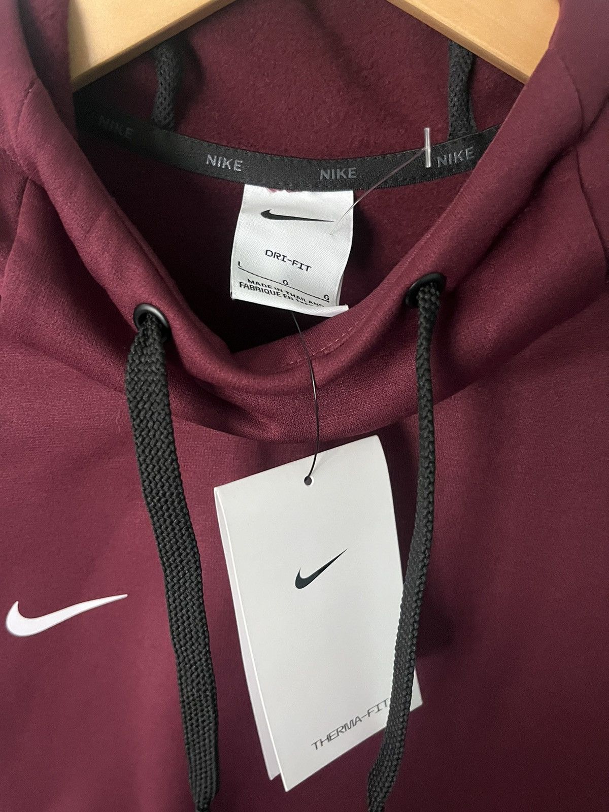 Nike × Nike ACG Nike Maroon Therma-fit Hoodie Size US L / EU 52-54 / 3 - 3 Thumbnail