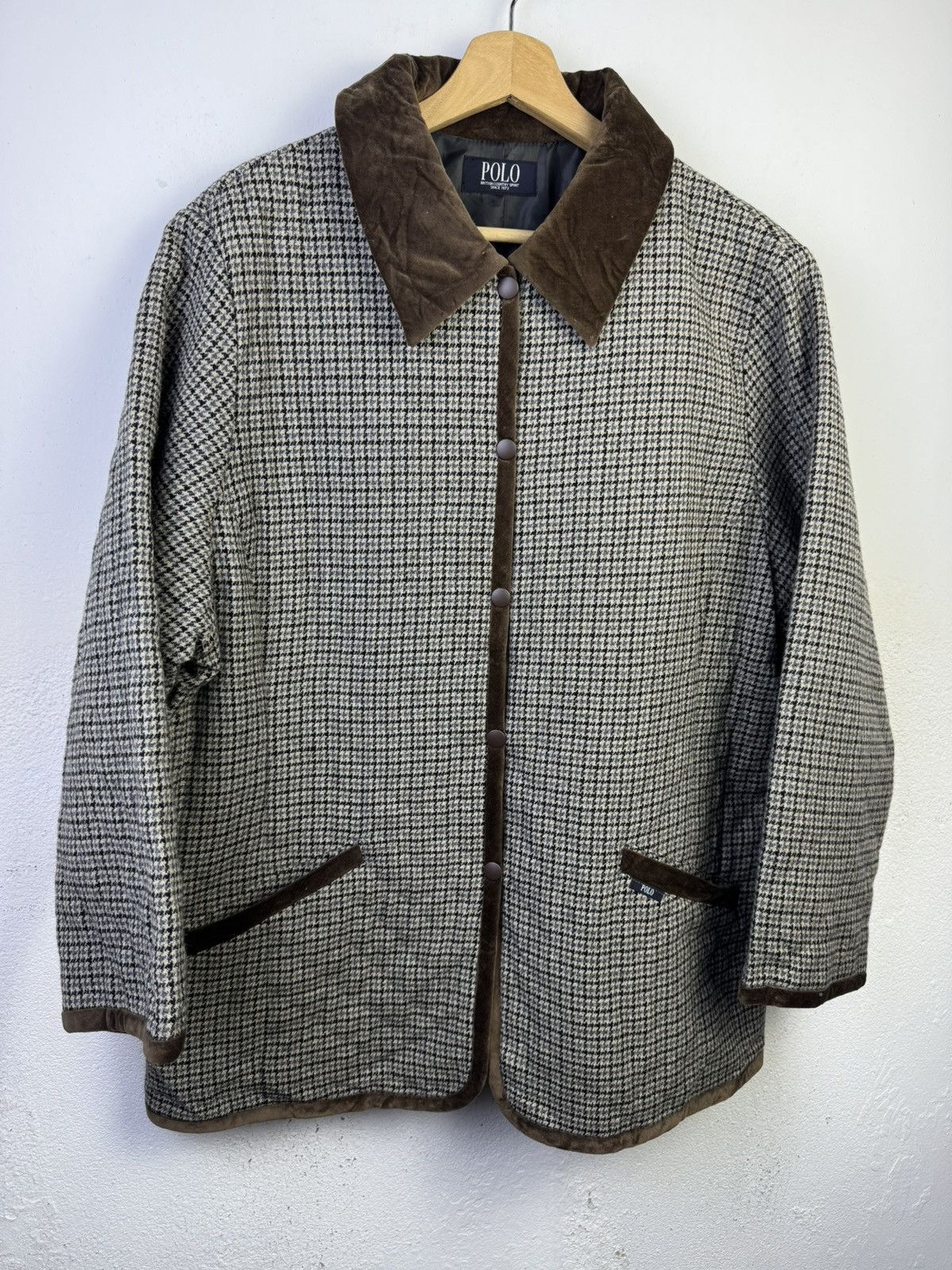 Polo Ralph Lauren Vintage Polo British Country Spirit Wool jacket Size US L / EU 52-54 / 3 - 2 Thumbnail