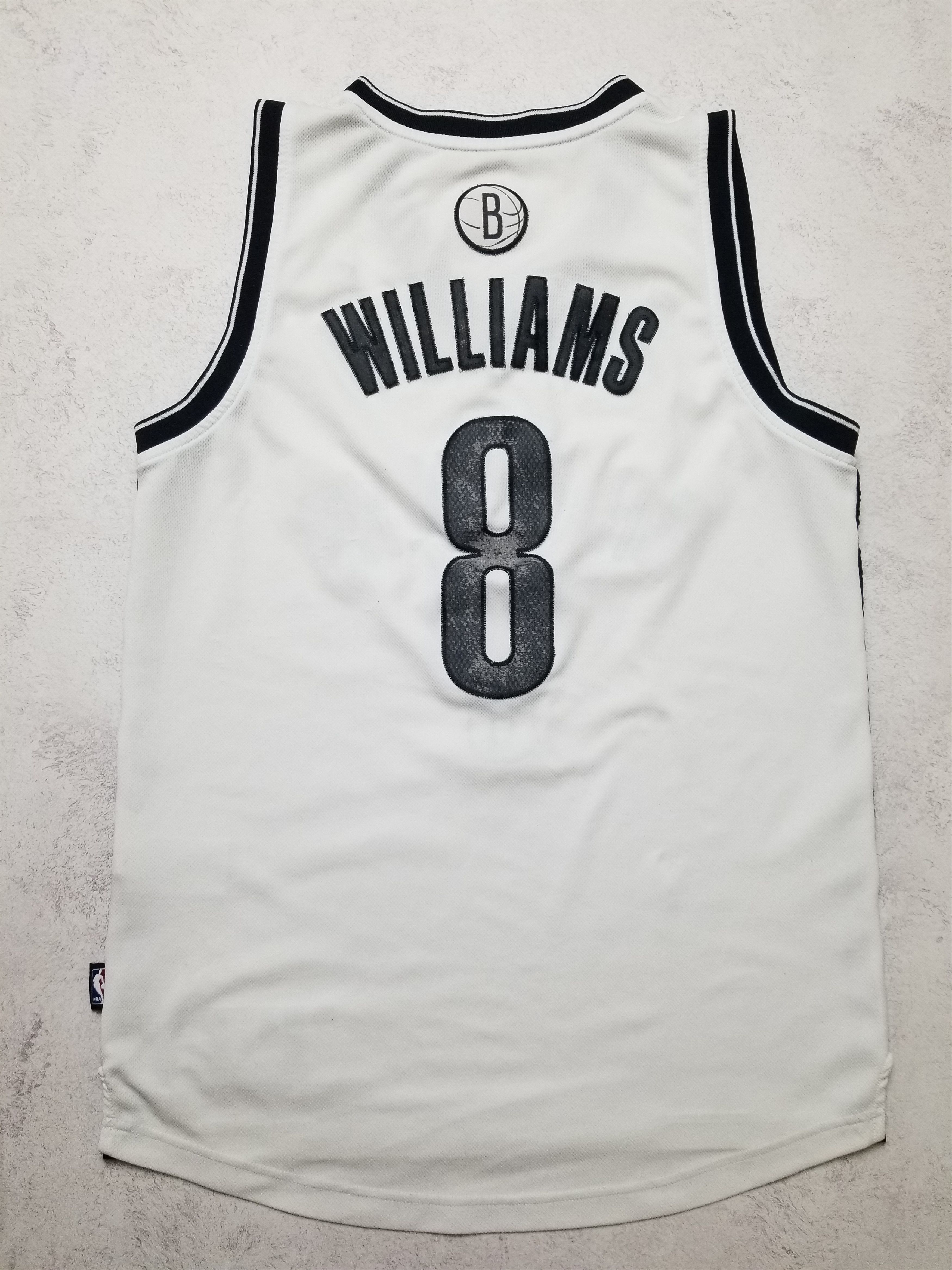 Adidas Brooklyn Nets Deron Williams #8 Basketball Stitched Jersey Size US S / EU 44-46 / 1 - 2 Thumbnail