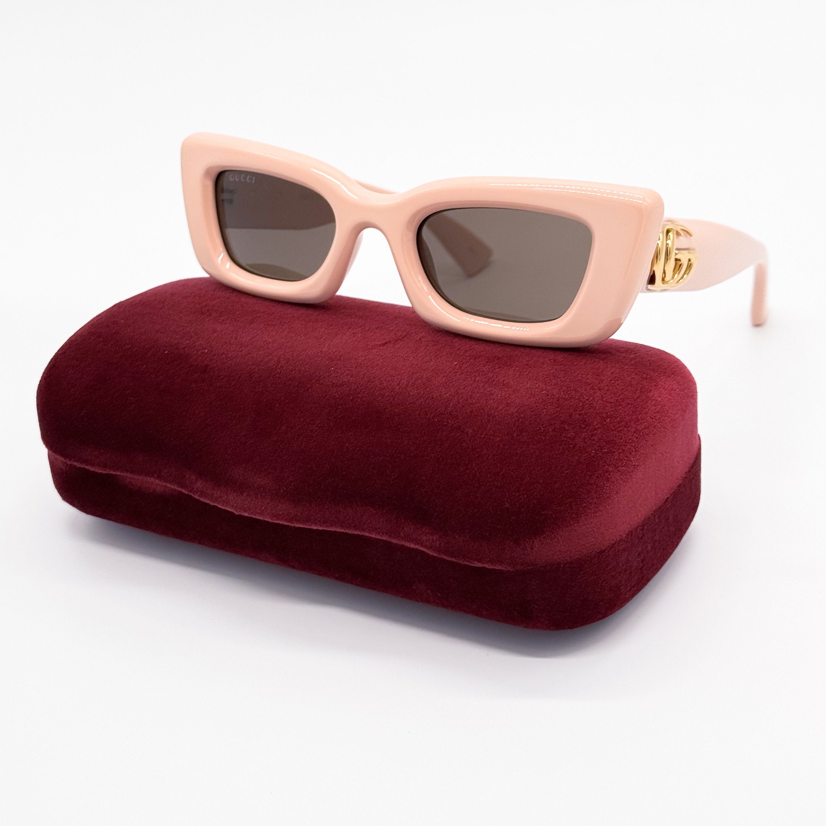 Gucci NEW GUCCI GG1827S 005 WOMEN PINK SUNGLASSES GUCCI Size ONE SIZE - 1 Thumbnail
