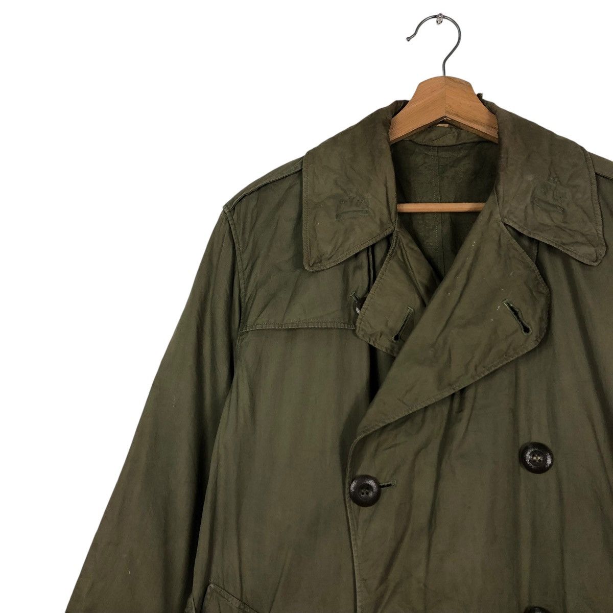 Buzz Rickson's 🔥TRUE VINTAGE 1945 REGULATION ARMY OFFICER’S O’COAT FIELD Size US M / EU 48-50 / 2 - 9 Thumbnail