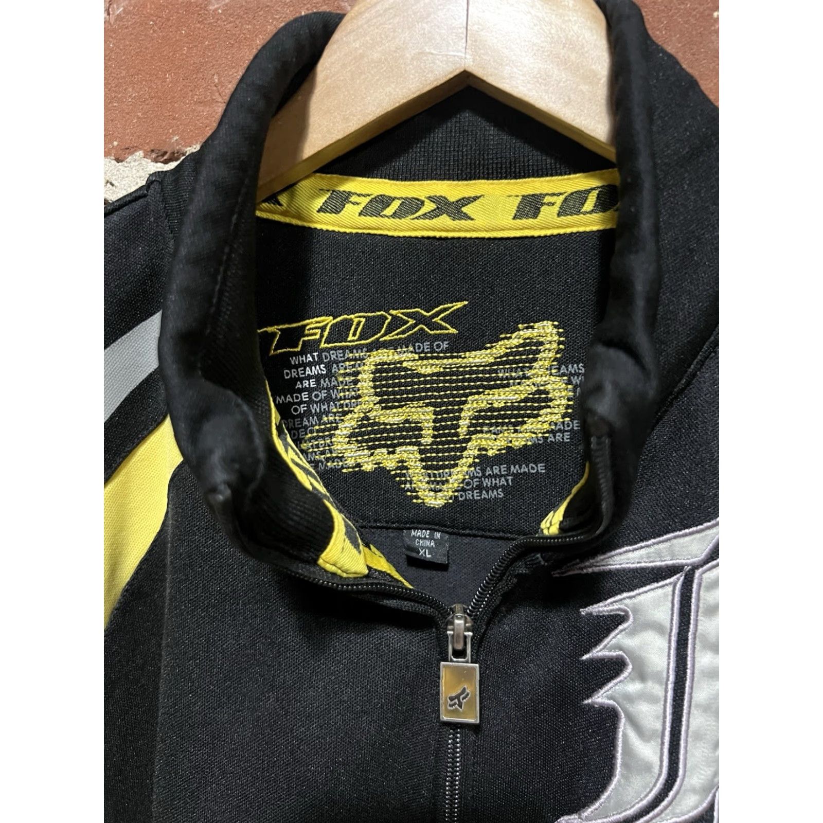 Vintage Fox Full Zip Mock Neck Sweater Mens XL Black Size US XL / EU 56 / 4 - 3 Thumbnail