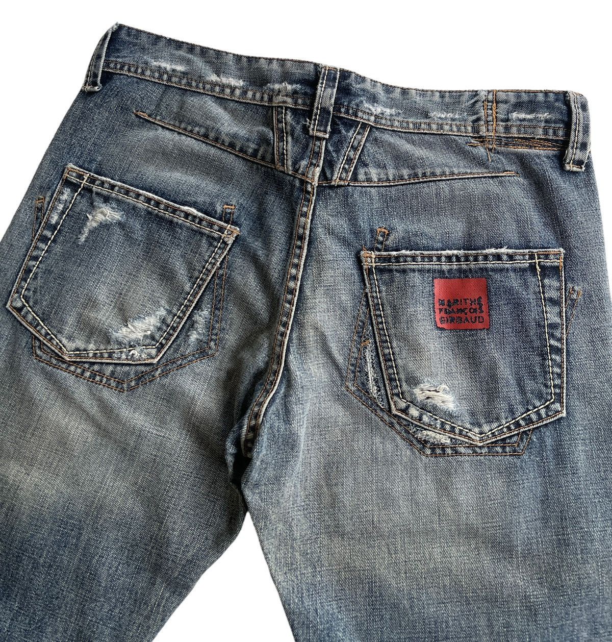 Marithe + Francois Girbaud MFG Distressed Jeans Size US 31 - 8 Thumbnail