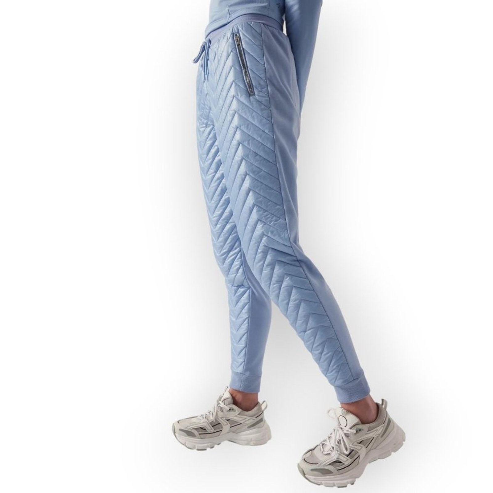 Athleta Athleta Apres Ski Down Jogger Heron Blue NWT Size 12 Size 34" / US 12 / IT 48 - 12 Thumbnail