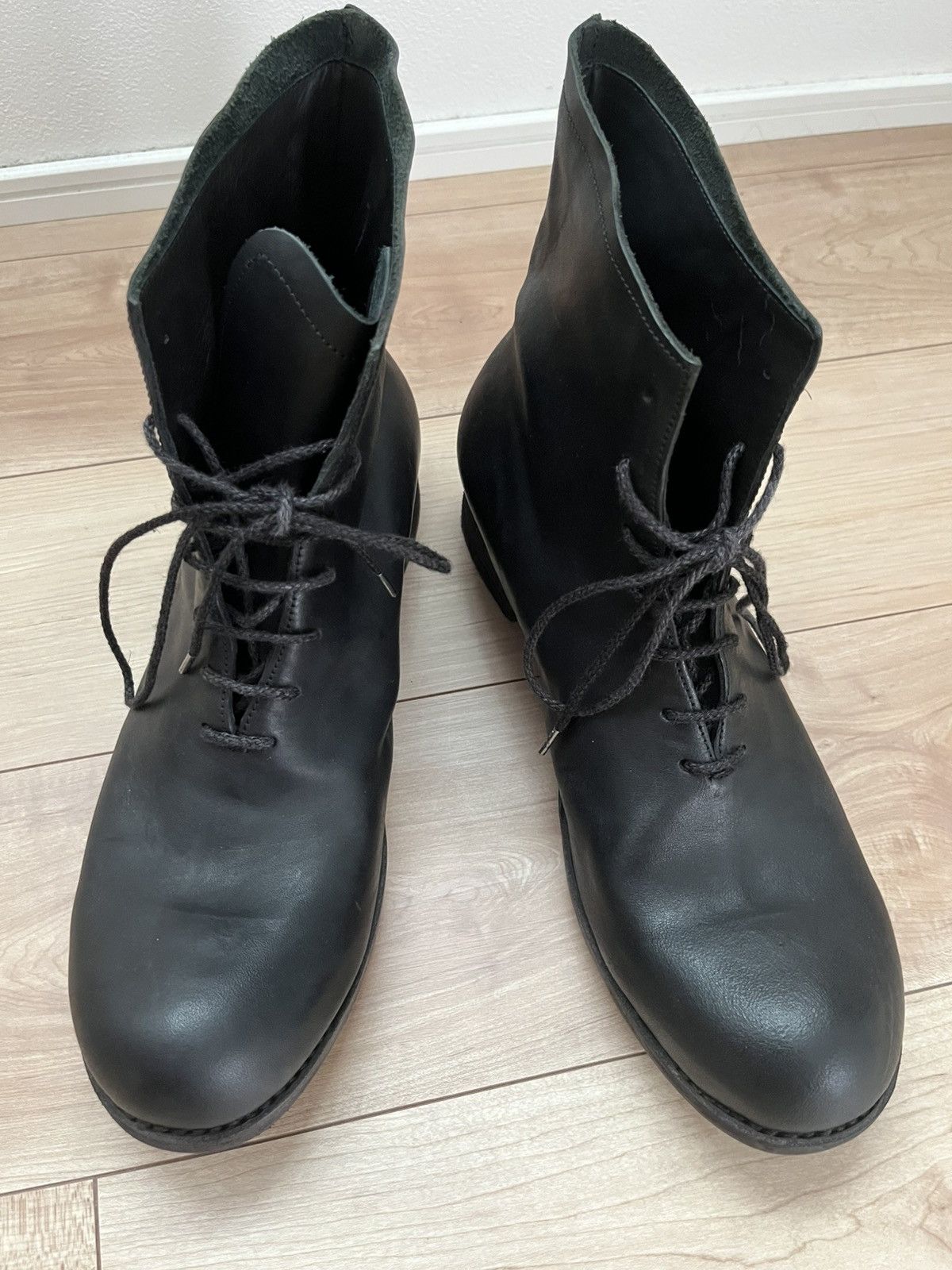A1923 A DICIANNOVEVENTITRE Horse Leather Ankle Boots Size US 10 / EU 43 - 13 Thumbnail