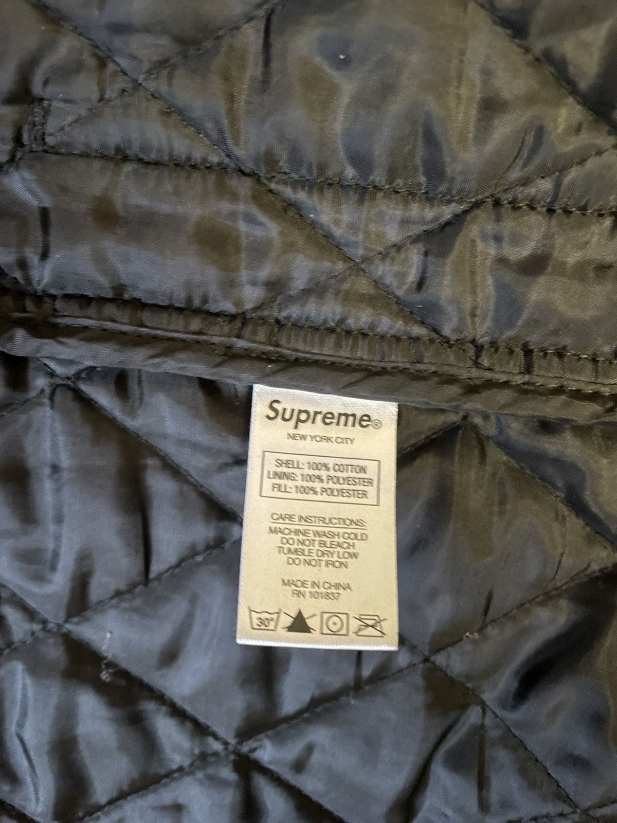 Supreme Supreme quilted chain jacket Size US L / EU 52-54 / 3 - 4 Thumbnail