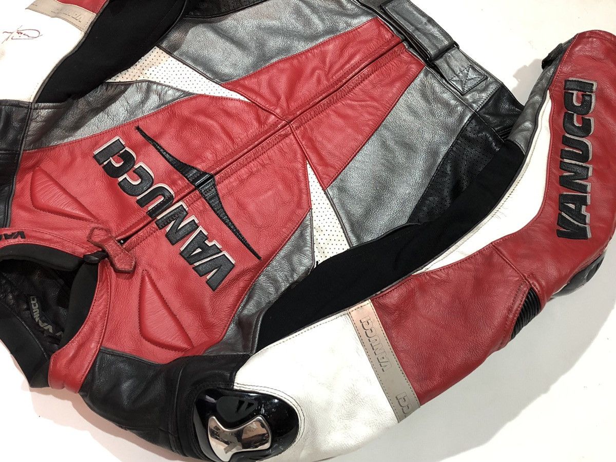 Dainese × Honda × Yamaha Vanucci Moto Motorcycle Leather Jacket Racing Size US M / EU 48-50 / 2 - 8 Thumbnail