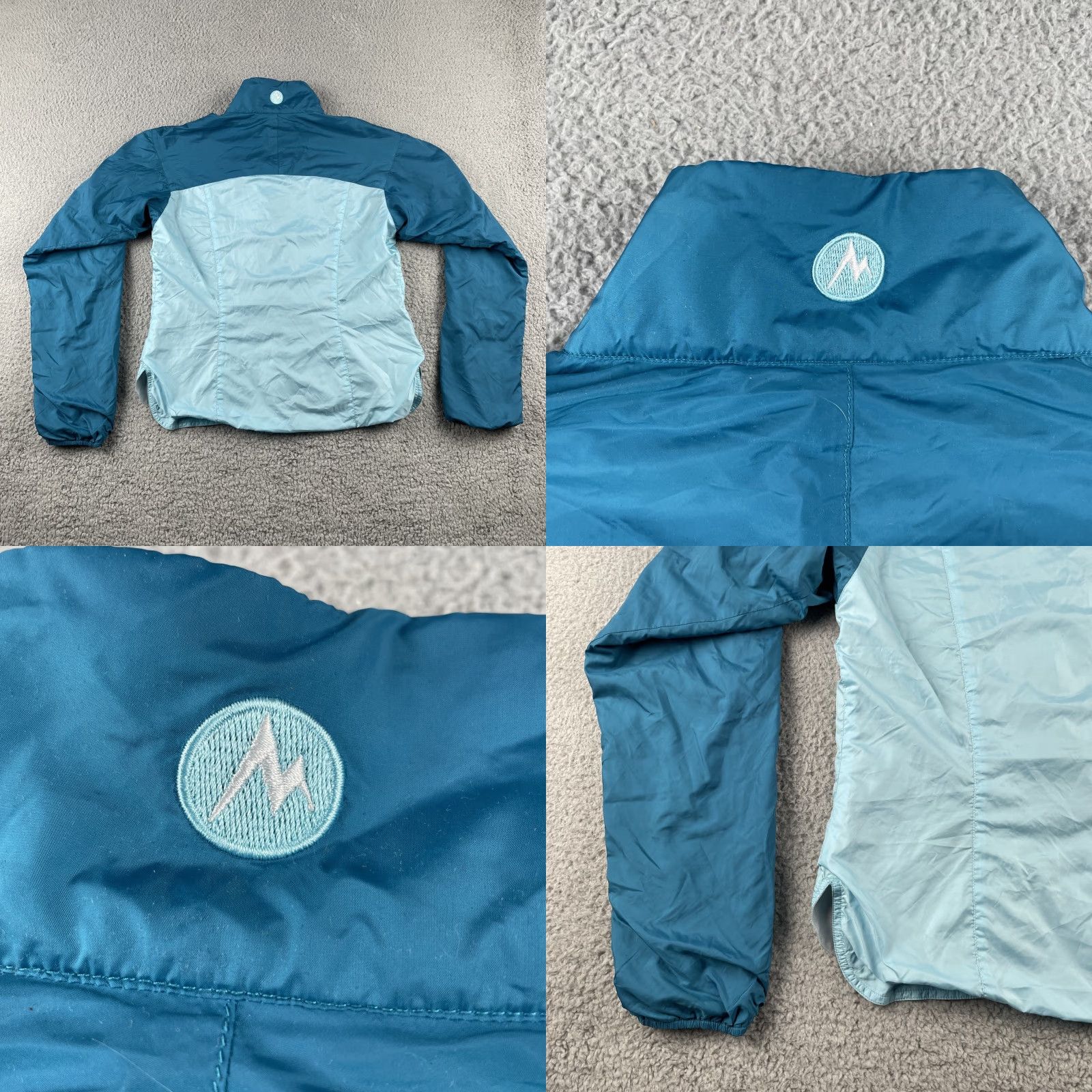 Marmot Marmot Women’s Jacket Windbreaker Two Tone Blue Zip Sweat Lined Fleece Teal M Size M / US 6-8 / IT 42-44 - 9 Thumbnail