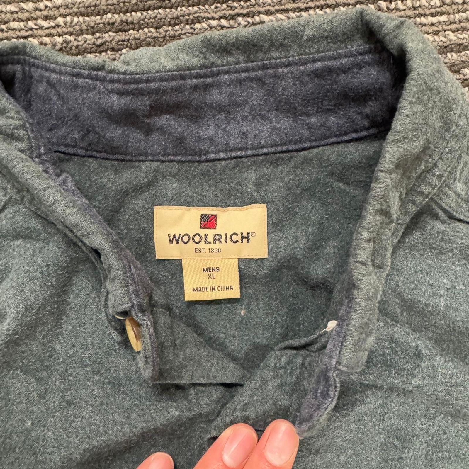 Woolrich Woolen Mills Woolrich Cozy Button-Up Shirt – Size XL | Size US XL / EU 56 / 4 - 5 Thumbnail