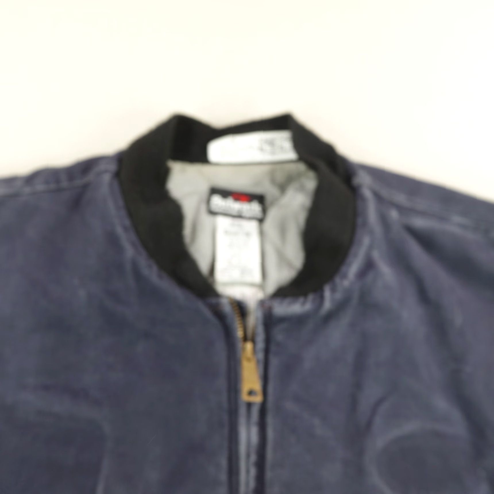 Vintage Bulwark FR Jacket Mens XL Navy Blue Flame Resistant Quilted 45 ATPV Workwear Jacket Size US XL / EU 56 / 4 - 2 Thumbnail