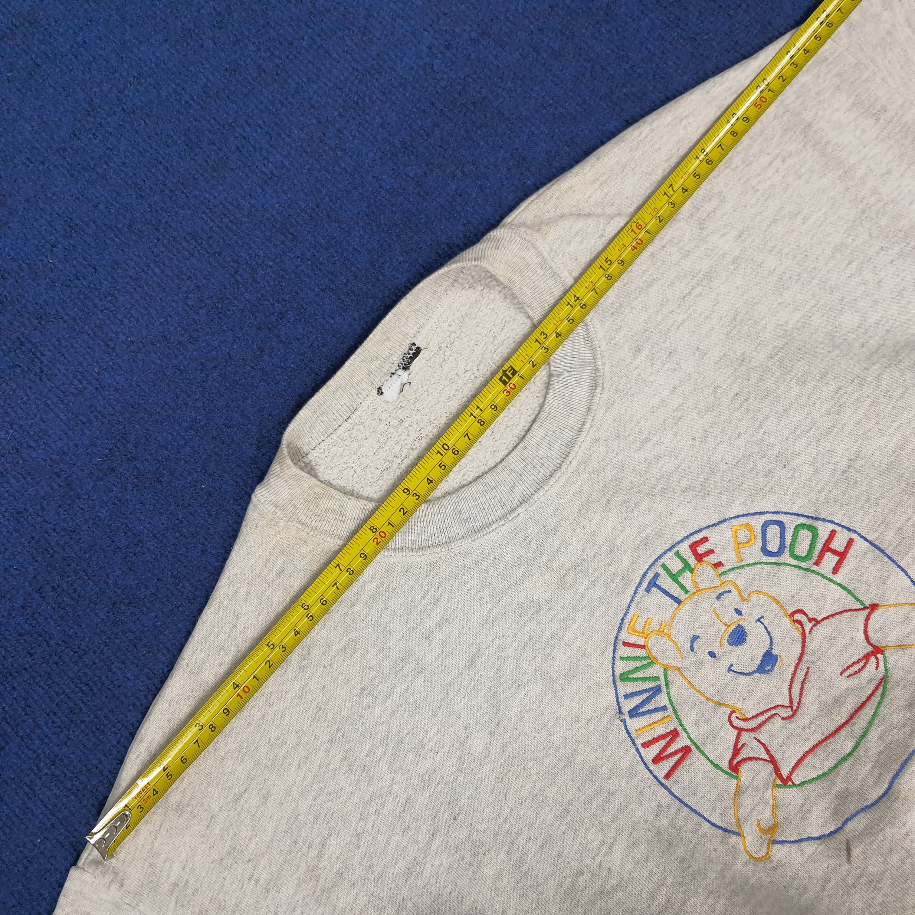 Disney × Vintage Vintage Winnie The Pooh Embroidered Sweatshirts Size US L / EU 52-54 / 3 - 6 Thumbnail