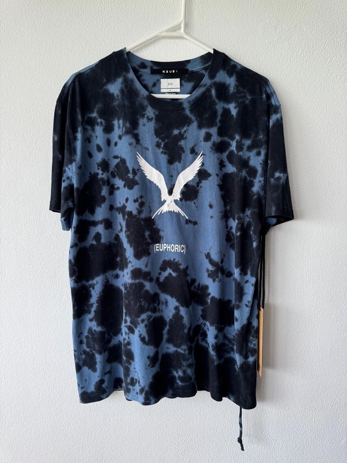 Ksubi new ksubi tee top mens medium m euphoric kash tie dye blue Size US M / EU 48-50 / 2 - 1 Thumbnail