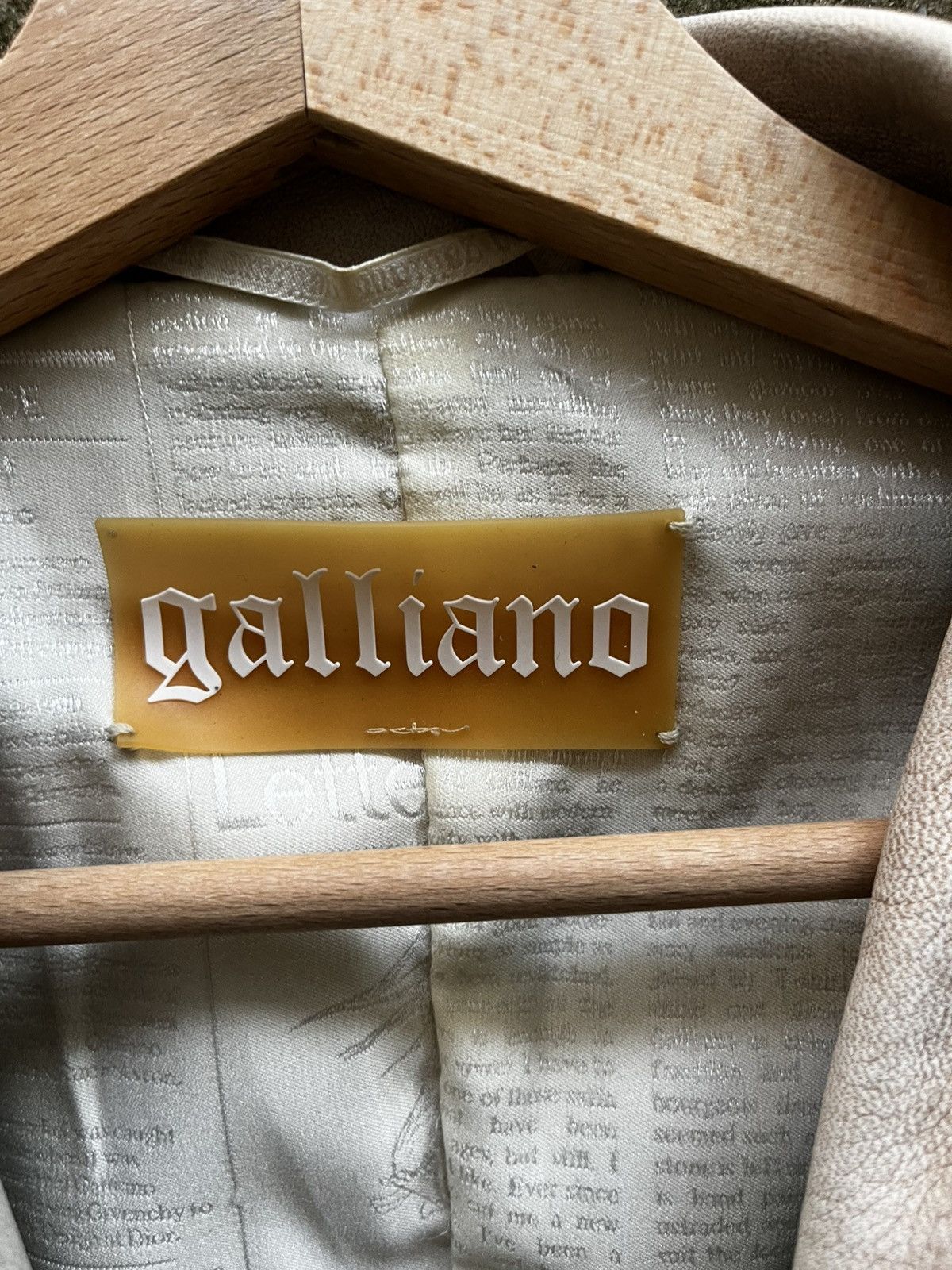 John Galliano × Vintage galliano floral print vintage leather jacket Size XXS / US 00 / IT 34 - 3 Thumbnail