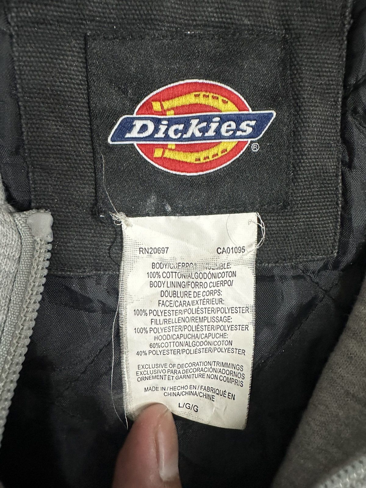 Dickies × Vintage Vintage Dickies Hooded Jacket Size US L / EU 52-54 / 3 - 4 Thumbnail