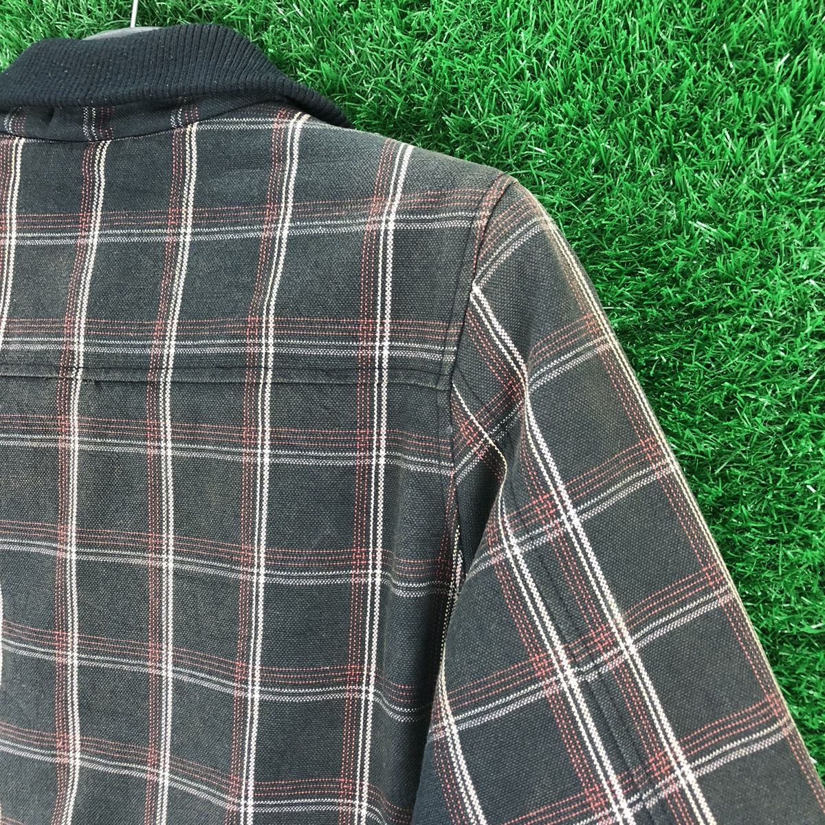Japanese Brand Vintage 90's Duck Canvas Fabric Jacket by Romantic Mocha Size US S / EU 44-46 / 1 - 5 Thumbnail