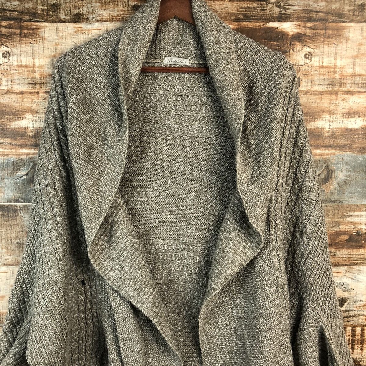 Homespun Knitwear × Japanese Brand DL Berta Linda Gray cardigan Knitwear #C530 Size M / US 6-8 / IT 42-44 - 5 Thumbnail
