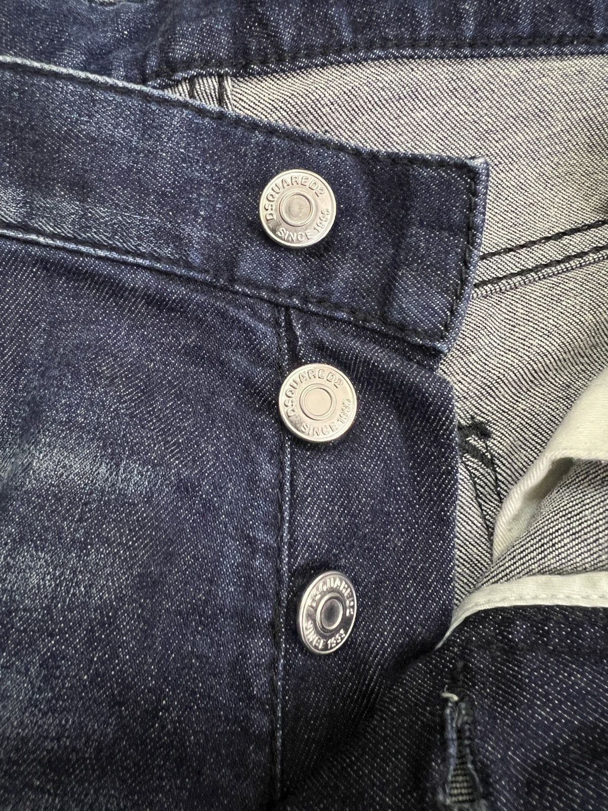 Dsquared2 🔥 Dsquared2 distressed denim jeans paint splatter Size US 31 - 11 Thumbnail