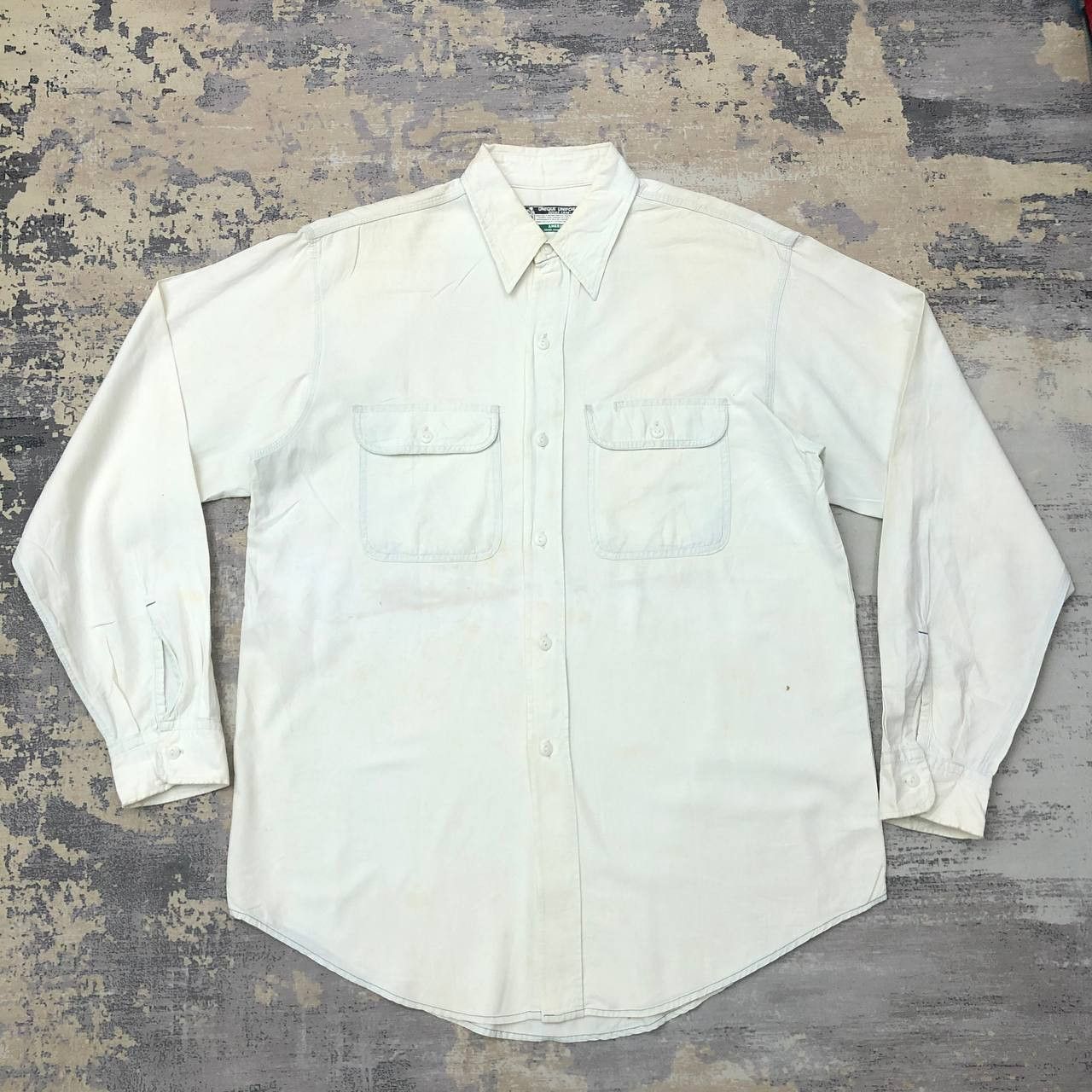 Sugar Cane × Toyo Enterprises T132 VTG UNIFORM SUGAR CANE TOYO ENTERPRISE WORKWEAR SHIRT Size US L / EU 52-54 / 3 - 1 Thumbnail