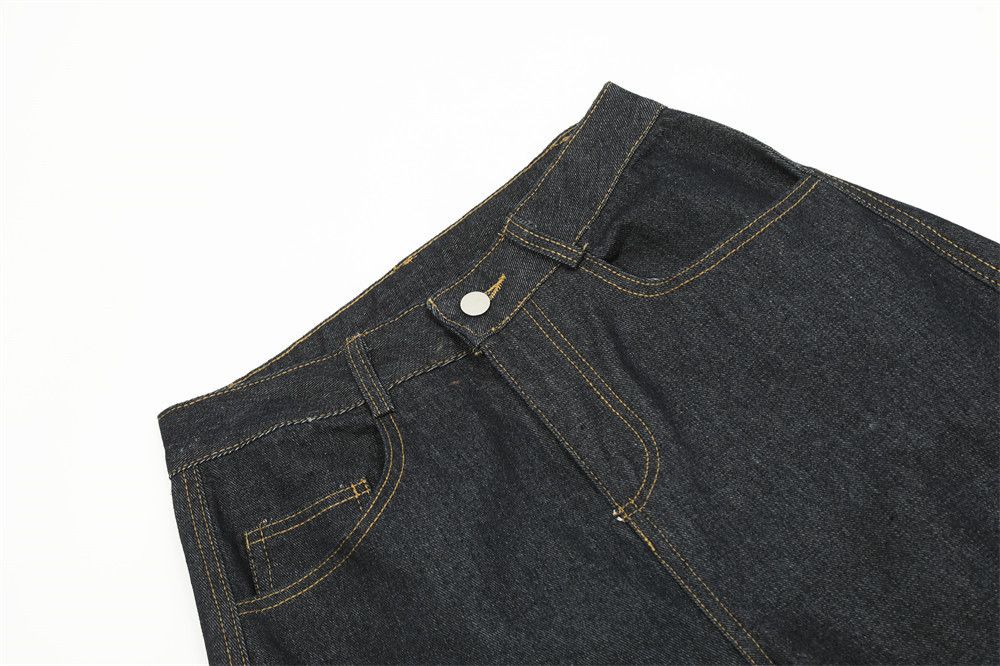 Vintage Men's vintage leopard print patchwork pocket scimitar jeans Size US 32 / EU 48 - 4 Thumbnail